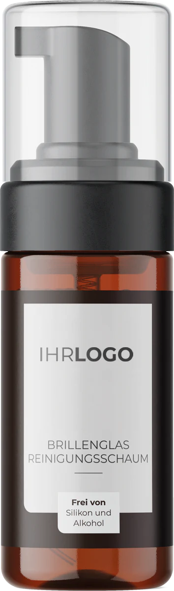 Brillenreinigungsschaum 50 ml mit individuellem Etikett